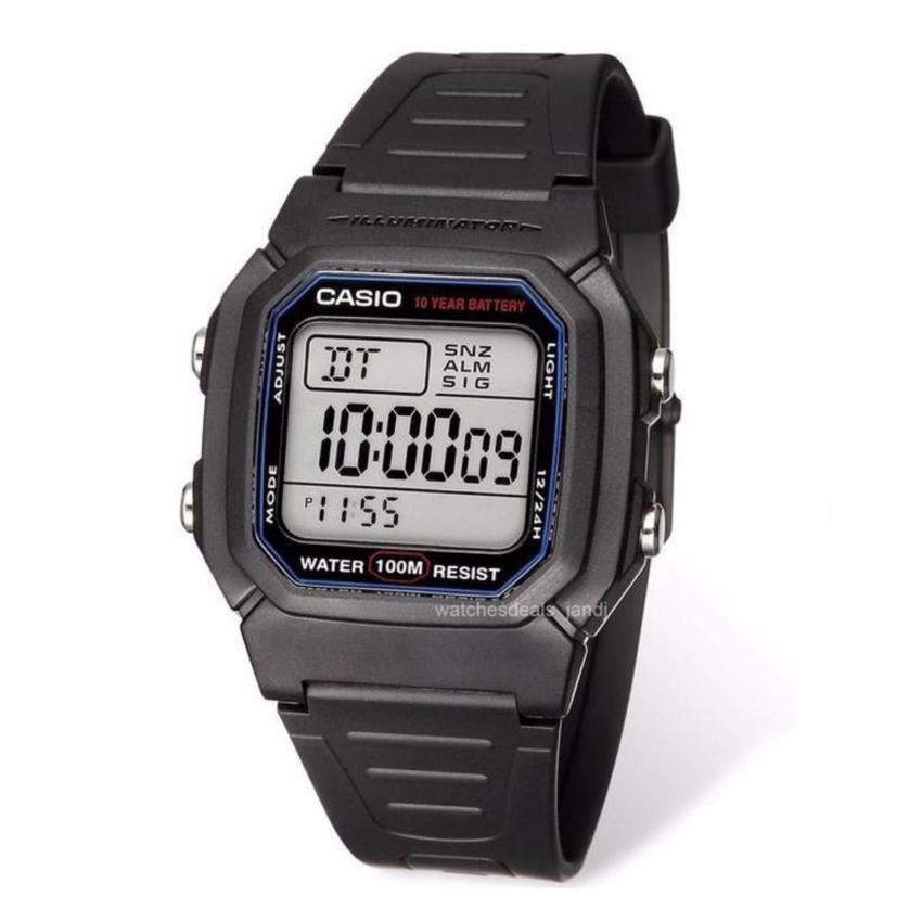 Casio W-800H-1A ของแท้ ประกันศูนย์ 1 ปี นาฬิกาข้อมือสำหรับผู้ชาย และผู้หญิง สาย เรซิ่น