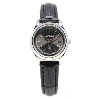 ราคา CONAVIN นาฬิกาข้อมือผู้หญิง ระบบ Quartz เรือนเหล็กสายหนัง หน้าปัดคลาสสิค รุ่น CON-130LW