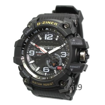 ซื้อ/ขาย D-ZINER นาฬิกาข้อมือผู้ชาย สายซิลิโคน รุ่นDZ-8143 (ดำ)