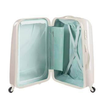 DELSEY กระเป๋าเดินทางแบบล้อลาก รุ่น FLANEUR PC ขนาด 26 นิ้ว (สีเนื้อ)