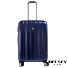 Delsey Helium Aero กระเป๋าเดินทาง ขนาด 25 นิ้ว ( 69 cm) ล้อลาก 4 ล้อ (Blue)
