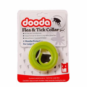 Dooda Flea & Tick Collar Pro ปลอกคอกันเห็บ หมัด ป้องกันกำจัดเห็บหมัด ยุง และแมลงที่มากวนสัตว์เลิ้ยงแสนรัก ด้วยสารสกัดจากธรรมชาติ เหมาะสำหรับหมา แมว สุนัข ไม่เป็นอันตรายต่อสัตว์เลิ้ยง ใช้งานได้ 4 เดือน (สีเขียว) Dooda Flea & Tick Collar Pro ปลอกคอกันเห็บ หมัด ป้องกันกำจัดเห็บหมัด ยุง และแมลงที่มากวนสัตว์เลิ้ยงแสนรัก ด้วยสารสกัดจากธรรมชาติ เหมาะสำหรับหมา แมว สุนัข ไม่เป็นอันตรายต่อสัตว์เลิ้ยง ใช้งานได้ 4 เดือน (สีเขียว)