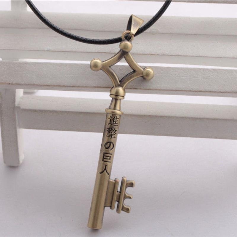 Fashion Attack on Titan Eren's Key Necklace(Cinnamon)