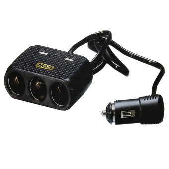 iBettalet IN CAR USB&THREE SOCKETS 120W 12/24V อุปกรณ์เพิ่มช่องจุดบุหรี่ รุ่น 1512 (ดำ) iBettalet IN CAR USB&THREE SOCKETS 120W 12/24V อุปกรณ์เพิ่มช่องจุดบุหรี่ รุ่น 1512 (ดำ)