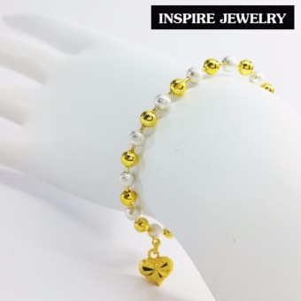 Inspire Jewelry สร้อยข้อมือ 2กษัติรย์ ขนาด 5มิลลิเมตร น้ำหนัก 9กรัม งานทองไมครอน ชุบเศษทองคำแท้ และเงินแท้ทำซาติน ยาว 16-19cm.x0.5cm. เขียนไซด์ที่ต้องการไว้ที่ชื่อ Inspire Jewelry สร้อยข้อมือ 2กษัติรย์ ขนาด 5มิลลิเมตร น้ำหนัก 9กรัม งานทองไมครอน ชุบเศษทองคำแท้ และเงินแท้ทำซาติน ยาว 16-19cm.x0.5cm. เขียนไซด์ที่ต้องการไว้ที่ชื่อ