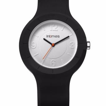 2561 Intimes ColorPop นาฬิกาข้อมือรุ่นIT-CF092 สีขาวสายดำ