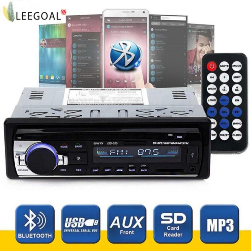 leegoal Wireless Bluetooth รถเครื่องเสียงสเตอริโอในรถ Dash สนับสนุนเครื่องเล่น MP3 Aux Input TF Card USB
