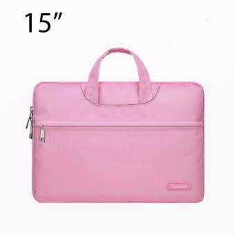 Lichto กระเป๋าถือ กระเป๋าใส่โน๊ตบุ๊ค Laptop กระเป๋าใส่เอกสาร ขนาด 14/15 นิ้ว สีชมพู Lichto กระเป๋าถือ กระเป๋าใส่โน๊ตบุ๊ค Laptop กระเป๋าใส่เอกสาร ขนาด 14/15 นิ้ว สีชมพู