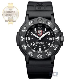 2561 LUMINOX "ประกันศูนย์ 2ปี" Man watch (ORIGINAL NAVY SEAL 3000 SERIES) XS.3001 - Black/White