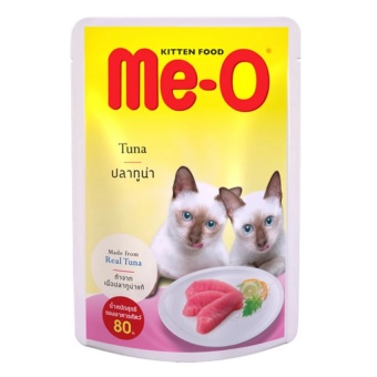 Me-o Pouch อาหารเปียก รสปลาทูน่า เบอร์ 9 80g  12 units 