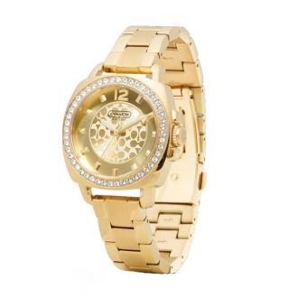 2561 Michael Kors Coach Women s 14501700 Mini Boyfriend Gold Tone Bracelet Watch(Black)
