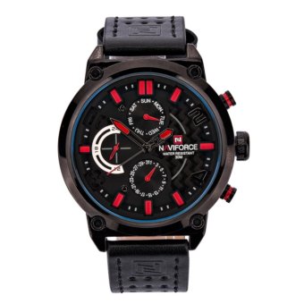 ราคา NAVIFORCE นาฬิกาข้อมือผู้ชาย รุ่น NF9068M ดำแดง