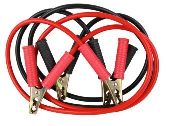 NKE สายพ่วงแบตเตอรี่รถยนต์ เส้นใหญ่ 5 เมตร รุ่น BATT5M - สีดำ/แดง NKE สายพ่วงแบตเตอรี่รถยนต์ เส้นใหญ่ 5 เมตร รุ่น BATT5M - สีดำ/แดง