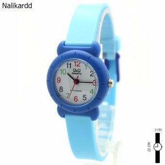 ประเทศไทย OMQ Watch นาฬิกาข้อมือผู้หญิงและเด็ก สายยาง ระบบเข็ม OMQ-3