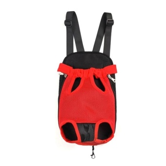 Outdoor Travel Pet Front Chest Backpack Mesh Breathable Sling Holder Puppy Bag(size:L) - intl Outdoor Travel Pet Front Chest Backpack Mesh Breathable Sling Holder Puppy Bag(size:L) - intl