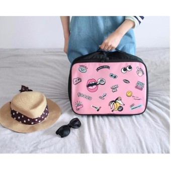กระเป๋าสัมภาระ กระเป๋าเดินทาง กระเป๋าอเนกประสงค์ สี pink