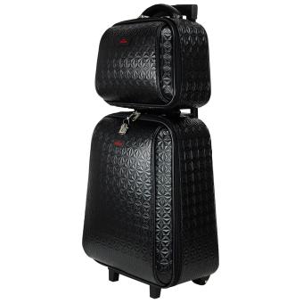 POLO กระเป๋าเดินทาง ล้อลาก เซ็ทคู่ 20 นิ้ว/14 นิ้ว รุ่น DIAMOND DB001 (Black)