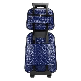 POLO กระเป๋าเดินทาง ล้อลาก เซ็ทคู่ 20 นิ้ว/14 นิ้ว รุ่น DIAMOND DBL001 (Blue)