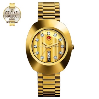 ราคา RADO Diastar Automatic 11 พลอย นาฬิกาข้อมือผู้ชายเรือนทอง รุ่น R12413493 - สีทอง
