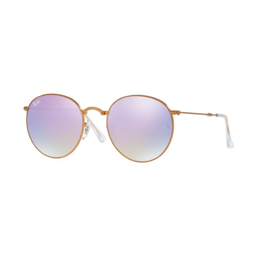 Ray-Ban แว่นกันแดด รุ่น - RB3532 - Shiny Bronze (198/7X) Size 53 Lilac Flash Gradient