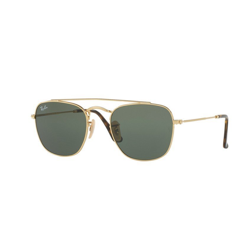 Ray-Ban แว่นกันแดด รุ่น - RB3557 - Gold (1) Size 51 Green