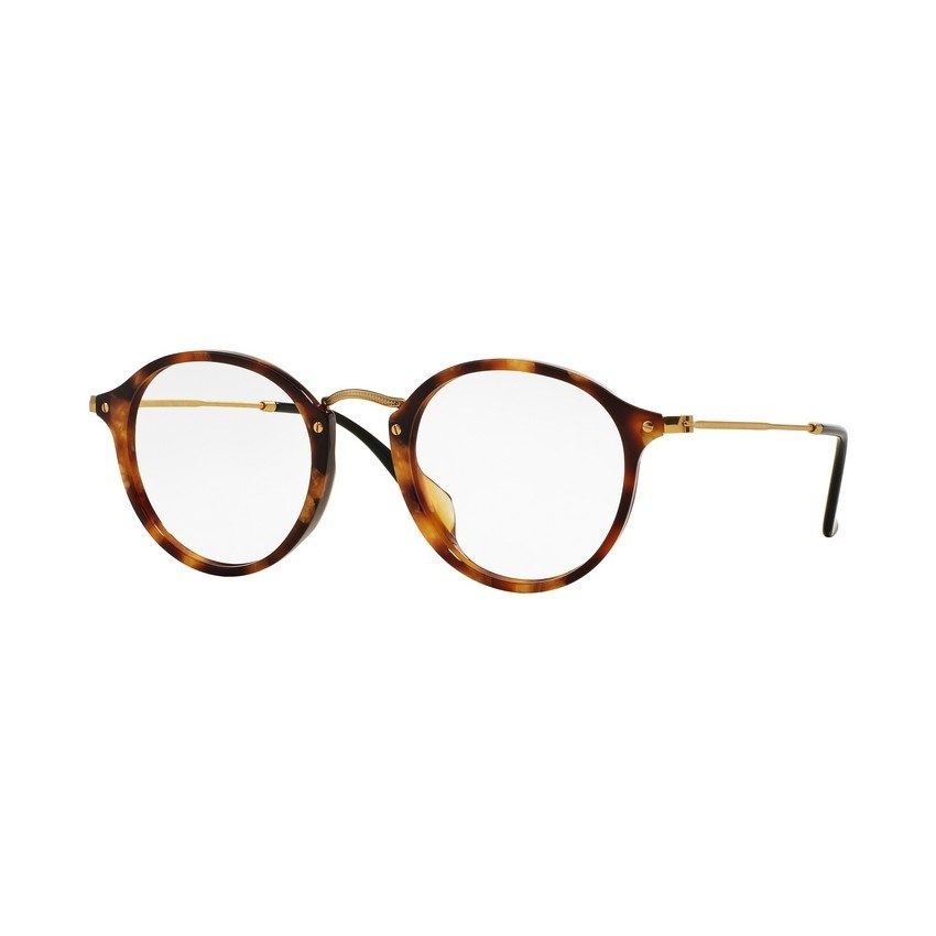Ray-Ban แว่นสายตา รุ่น - RX2447VF - Brown Havana (5494) Size 49 Demo Lens