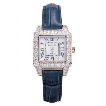 ซื้อ/ขาย Royal Crown นาฬิกาข้อมือผู้หญิง สายหนัง รุ่น 6104L (สีน้ำเงิน)