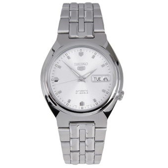 ประเทศไทย SEIKO 5 Automatic Men s Watch สีเงิน สายสแตนเลส รุ่น SNKL67K1