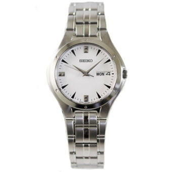 ประเทศไทย SEIKO นาฬิกา ควอทซ์ Gent boy size SGG757J1 (เงิน/ขาว)
