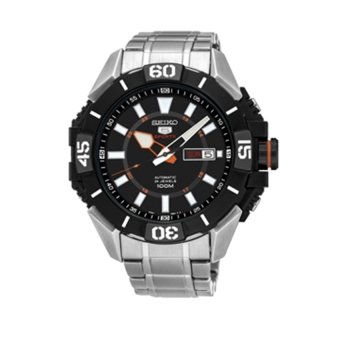 ประเทศไทย SEIKO นาฬิกา SPORTS 5 Automatic รุ่น SRP795K1 - สีเงิน/ดำ