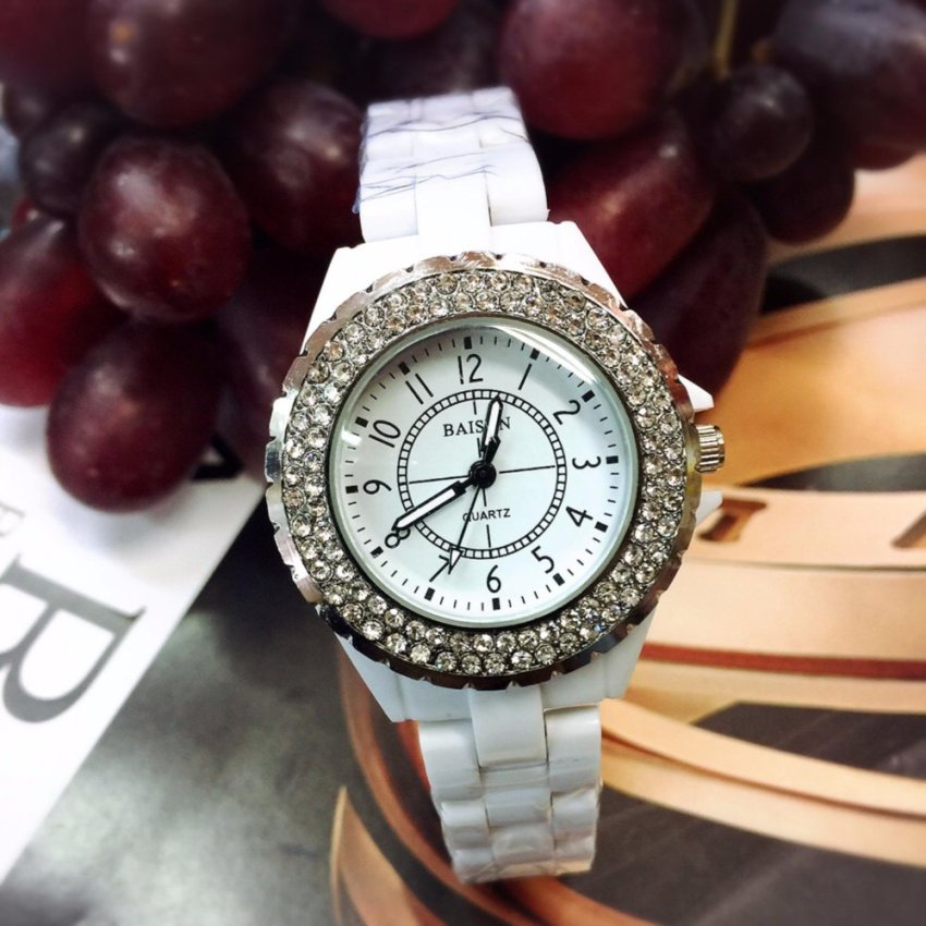 Sevenlight นาฬิกาข้อมือผู้หญิง ร่น WP8304 (White/Diamond)