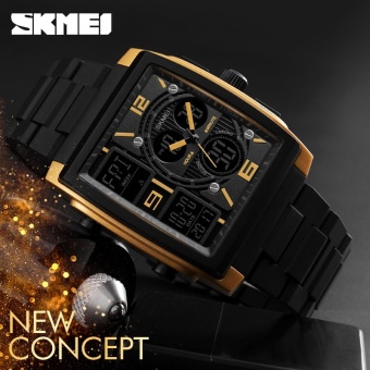 SKMEI ผู้ชายแฟชั่นนาฬิกา Count Down โครโนกราฟปลุกนาฬิกาสปอร์ตกันน้ำ EL ไฟนาฬิกาข้อมือดิจิตอล Relogio masculino -สนามบินนานาชาติ SKMEI ผู้ชายแฟชั่นนาฬิกา Count Down โครโนกราฟปลุกนาฬิกาสปอร์ตกันน้ำ EL ไฟนาฬิกาข้อมือดิจิตอล Relogio masculino -สนามบินนานาชาติ