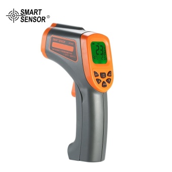 โปรโมชั่นพิเศษ SMART SENSOR -32~800�C 12:1 Non-contact IR Infrared Thermometer Portable Handheld Digital Temperature Tester Pyrometer LCD Display with Backlight Centigrade Fahrenheit Adjustable Emissivity Data Storage โปรโมชั่นพิเศษ SMART SENSOR -32~800�C 12:1 Non-contact IR Infrared Thermometer Portable Handheld Digital Temperature Tester Pyrometer LCD Display with Backlight Centigrade Fahrenheit Adjustable Emissivity Data Storage