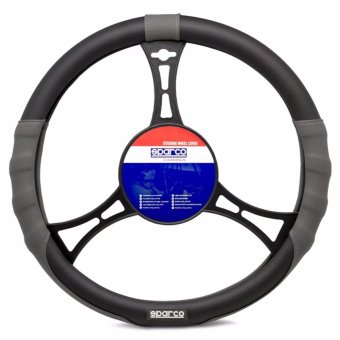 ดูภาพ Sparco หุ้มพวงมาลัย สีเทา เพิ่มเติม Sparco หุ้มพวงมาลัย สีเทา