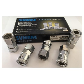 SUMAKE ข้อต่อสวมเร็ว 1/2PT FEMALE THREAD AIR QUICK COUPLER (IRON)รุ่น 40SF SUMAKE ข้อต่อสวมเร็ว 1/2PT FEMALE THREAD AIR QUICK COUPLER (IRON)รุ่น 40SF