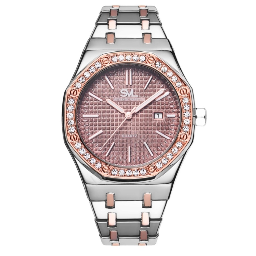 SVL นาฬิกาข้อมือผู้ชาย กันน้ำ 100% รุ่น GP80333-D (Brown/Silver-M) แถมซองนาฬิกาสุดหรู SVL นาฬิกาข้อมือผู้ชาย กันน้ำ 100% รุ่น GP80333-D (Brown/Silver-M) แถมซองนาฬิกาสุดหรู