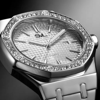 SVL Date Quartz นาฬิกาข้อมือผู้ชาย มีวันที่ กันน้ำ 100% รุ่น GP80333-D (Silver-M) แถมซองนาฬิกาสุดหรู July 2018 - 4 SVL Date Quartz นาฬิกาข้อมือผู้ชาย มีวันที่ กันน้ำ 100% รุ่น GP80333-D (Silver-M) แถมซองนาฬิกาสุดหรู - 4