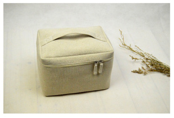 สนใจซื้อ กระเป๋าผ้าแคนวาส ทรงกล่องเหมาะใส่เครื่องสำอางหรือชุดชั้นใน (Cosmetic Bag) สีครีม_Cream เสนอราคา กระเป๋าผ้าแคนวาส ทรงกล่องเหมาะใส่เครื่องสำอางหรือชุดชั้นใน (Cosmetic Bag) สีครีม_Cream