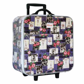 Wheal กระเป๋าเดินทางเซ็ทคู่ 16/12 นิ้ว Code 604907 Rose Eiffel (Purple)
