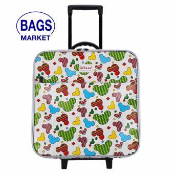 Wheal กระเป๋าเดินทางเซ็ทคู่ 16/12 นิ้ว Code 604909 Micky Mouse (White)