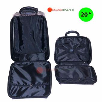 Wheal กระเป๋าเดินทาง ล้อลาก เซ็ทคู่ 20 นิ้ว/14 นิ้ว รุ่น Spot F7719 (Brown)