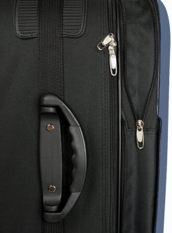 Wheal กระเป๋าเดินทาง 24 นิ้ว แบบซิปขยาย 4 ล้อคู่ด้านหลัง รุ่น Fulfill 68824 (ฺGrey)