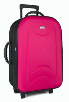 Wheal กระเป๋าเดินทาง 24 นิ้ว แบบซิปขยาย 4 ล้อคู่ด้านหลัง รุ่น Fulfill 68924 (ฺPink)
