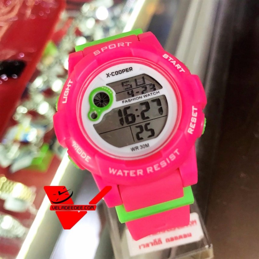 x-cooper นาฬิกาเด็ก ใส่ว่ายน้ำได้ ไฟหลายสี รับประกัน 1 ปี รุ่น CP-1610L x-cooper นาฬิกาเด็ก ใส่ว่ายน้ำได้ ไฟหลายสี รับประกัน 1 ปี รุ่น CP-1610L